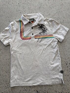 Howler bros kid collection polo shirt medium